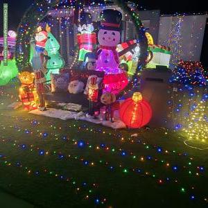 Christmas Light display at  Coila Bend, Lakelands
