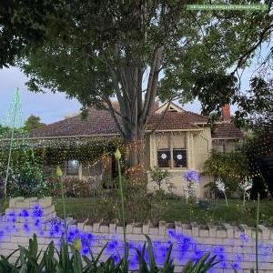 Christmas Light display at 534 Tooronga Road, Hawthorn East