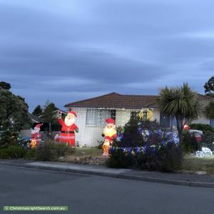 Christmas Light display at 7 Woodlands Drive, Blackmans Bay