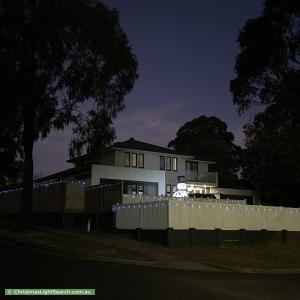 Christmas Light display at 1 The Close, Langwarrin