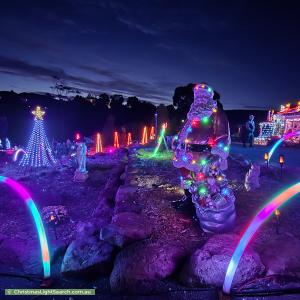Christmas Light display at 2 Manning Boulevard, Darley