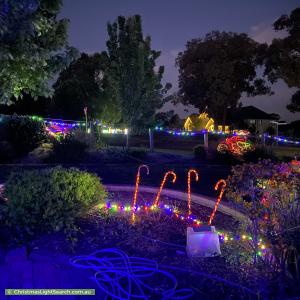 Christmas Light display at 36 Grange Avenue, Plenty