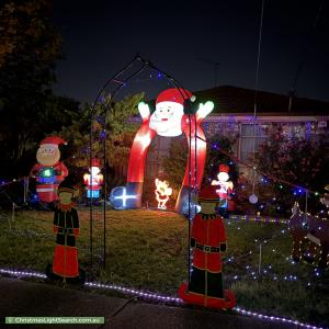 Christmas Light display at 101 Mossfiel Drive, Hoppers Crossing