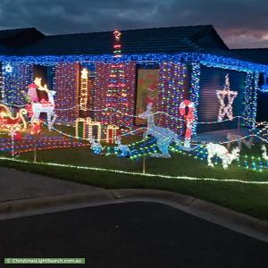 Christmas Light display at 27 Franks Way, Cranbourne North
