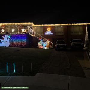 Christmas Light display at 4 Chalgrove Court, Bellerive