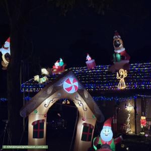Christmas Light display at 40 Mayfield Road, Cranbourne East