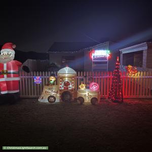 Christmas Light display at 26 Puttenham Street, Morley
