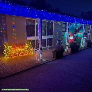 Christmas Light display at 8 Loton Place, Stirling