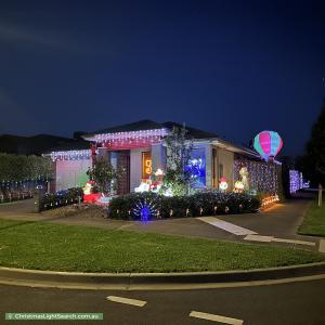 Christmas Light display at 40 Lincoln Way, Doreen