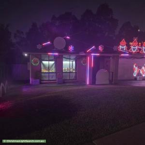 Christmas Light display at 9 Chaplin Crescent, Quakers Hill