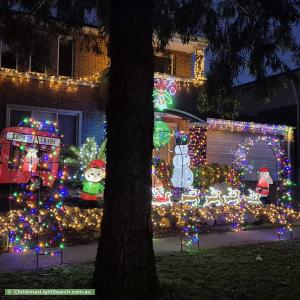 Christmas Light display at 38 Thornley Drive, Berwick