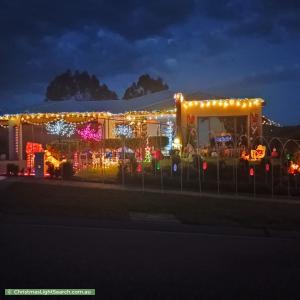 Christmas Light display at 4 Powell Place, Pakenham