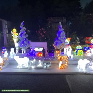 Christmas Light display at 118 Lambert Street, Ravenswood