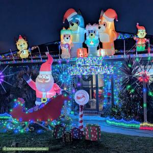 Christmas Light display at 14 Meredith Close, Narre Warren South