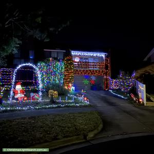 Christmas Light display at 4 Arnott Court, Wheelers Hill