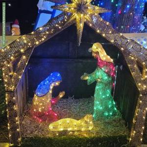 Christmas Light display at 21 McKinley Circuit, Calwell