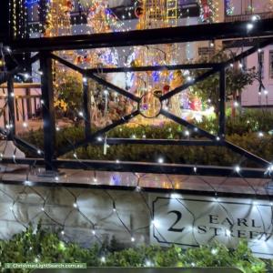 Christmas Light display at  Earl Street, Merrylands