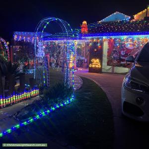 Christmas Light display at 12 Helm Court, Carrum Downs