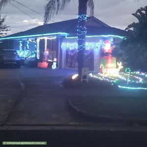 Christmas Light display at 6 Alpine Court, Vermont South