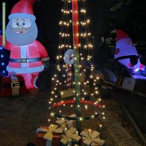 Christmas Light display at 5 Huxtable Terrace, Baldivis