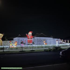 Christmas Light display at 8 Monbulk Way, Eynesbury