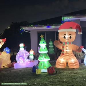 Christmas Light display at 7 Juneberry Drive, Keysborough