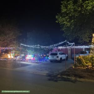 Christmas Light display at 29 Sid Barnes Crescent, Gordon