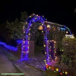 Christmas Light display at 86 Chelmsford Avenue, East Lindfield