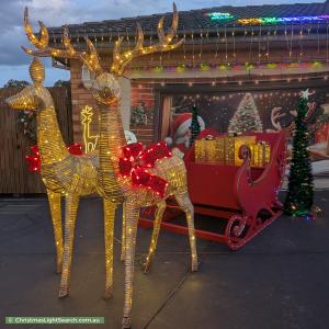 Christmas Light display at 4 Muirfield Close, Cranbourne