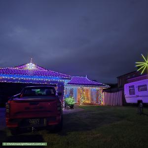 Christmas Light display at 3 Independence Rise, Kilsyth South