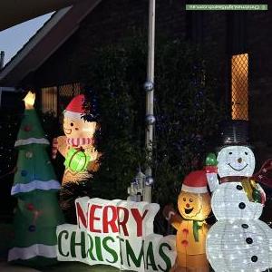 Christmas Light display at 37 Hansons Road, North Nowra