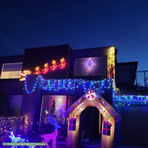 Christmas Light display at 44 Wallace Avenue, Murrumbeena