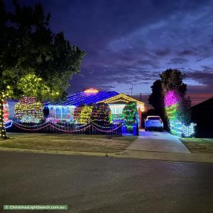 Christmas Light display at 33 Brodie Street, Wangaratta