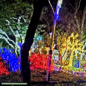Christmas Light display at 24 Yalanda Street, Eden Hills