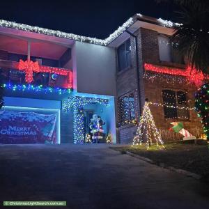 Christmas Light display at 33 Osborne Avenue, Trevallyn