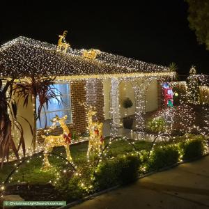 Christmas Light display at 3 Heathland Avenue, Warragul