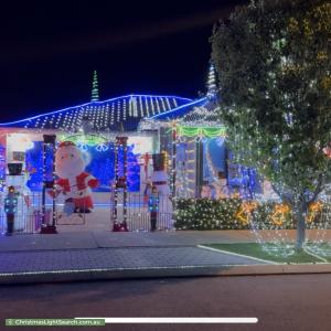 Christmas Light display at 93 Pleasantview Parade, Baldivis