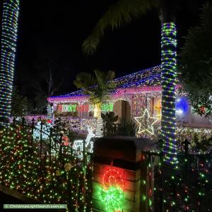 Christmas Light display at 18 Hurley Street, Reservoir
