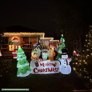 Christmas Light display at 28 Isabella Street, Moorabbin