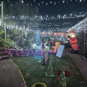 Christmas Light display at 25 Lennard Drive, Moana