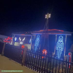 Christmas Light display at 252 Petherton Road, Andrews Farm