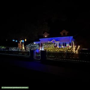Christmas Light display at 16 Tormey Street, Balwyn North