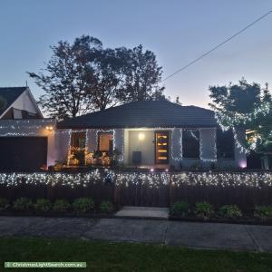 Christmas Light display at 7 Jindalee Avenue, Yallambie