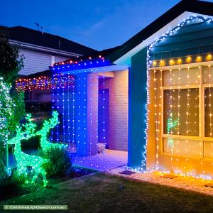 Christmas Light display at 23 Evergreen Street, Armstrong Creek
