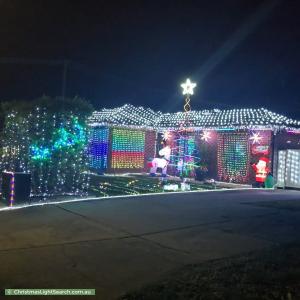 Christmas Light display at 5 Grimshaw Street, Richardson