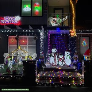 Christmas Light display at 1 Knox Street, Berwick