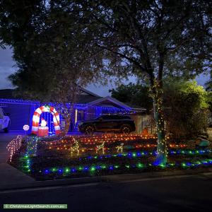 Christmas Light display at 31 Pebble Beach Grove, Seaford Rise