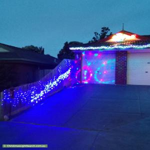 Christmas Light display at 10 Mayfield Place, Rowville