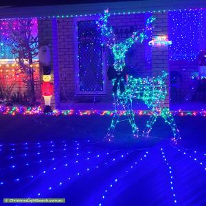 Christmas Light display at 13 Misfeld Close, Gracemere
