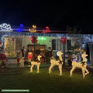 Christmas Light display at 9 Renoir Crescent, Forest Lake